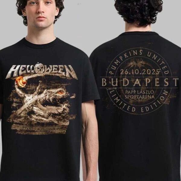 Helloween Giants and Monsters Tour 2025 T-Shirt Band Concert Tee Unisex S-5XL 4XL