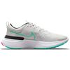 Nike Pánské React Miler 2 Platinum Tint White Dynamic Turquoise CW7121-004