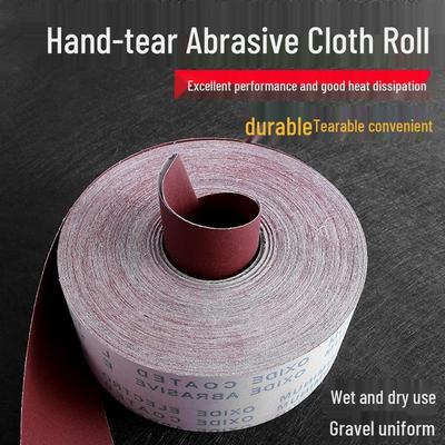 Emery Cloth Sandpaper Roll - Hand-Tearable, 240/400/600 Grit, for Woodworking Sanding and Polishing.