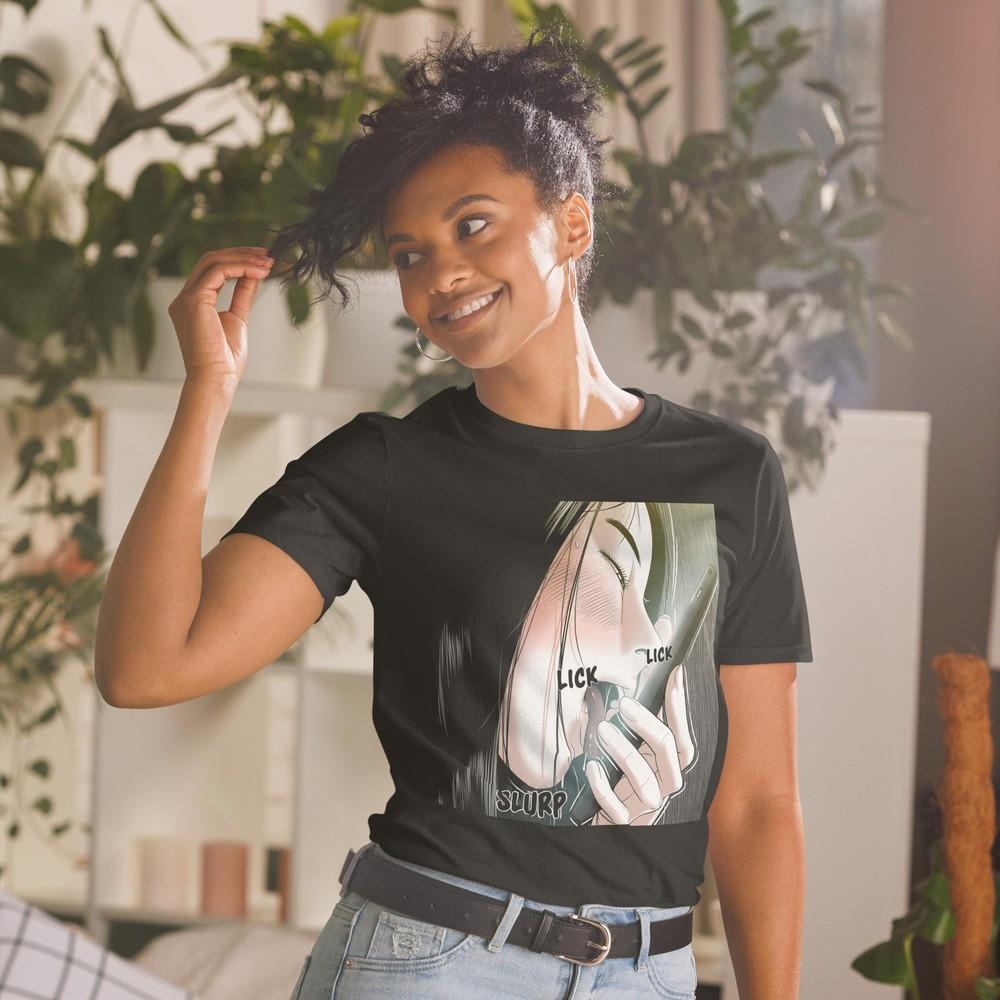 

Anime Girl Long Distant Relationship Kawaii Harakuku Short-Sleeve Unisex T-Shirt XL