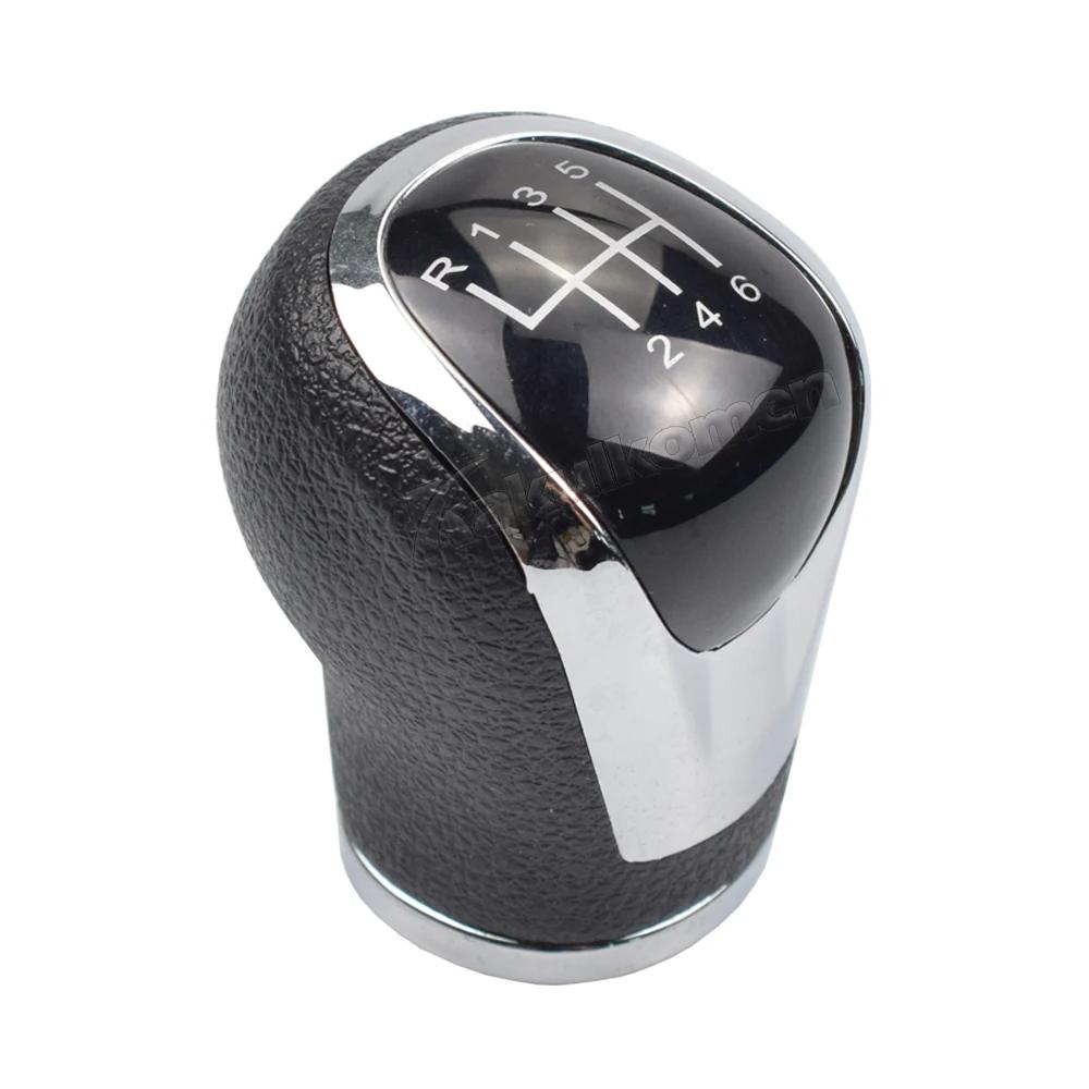 6 Speed Gear Shift Lever Knob Shifter Head Manual Replacement for Nissan Qashqai J11 X‑Trail T32 2016 2017