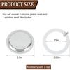 Silicone Sealing Ring Aluminum Replacement Filter 1 Cup For Stove Top Espresso Maker Replacement Filler Parts Set Includes 1 Filter and 3 Upgraded