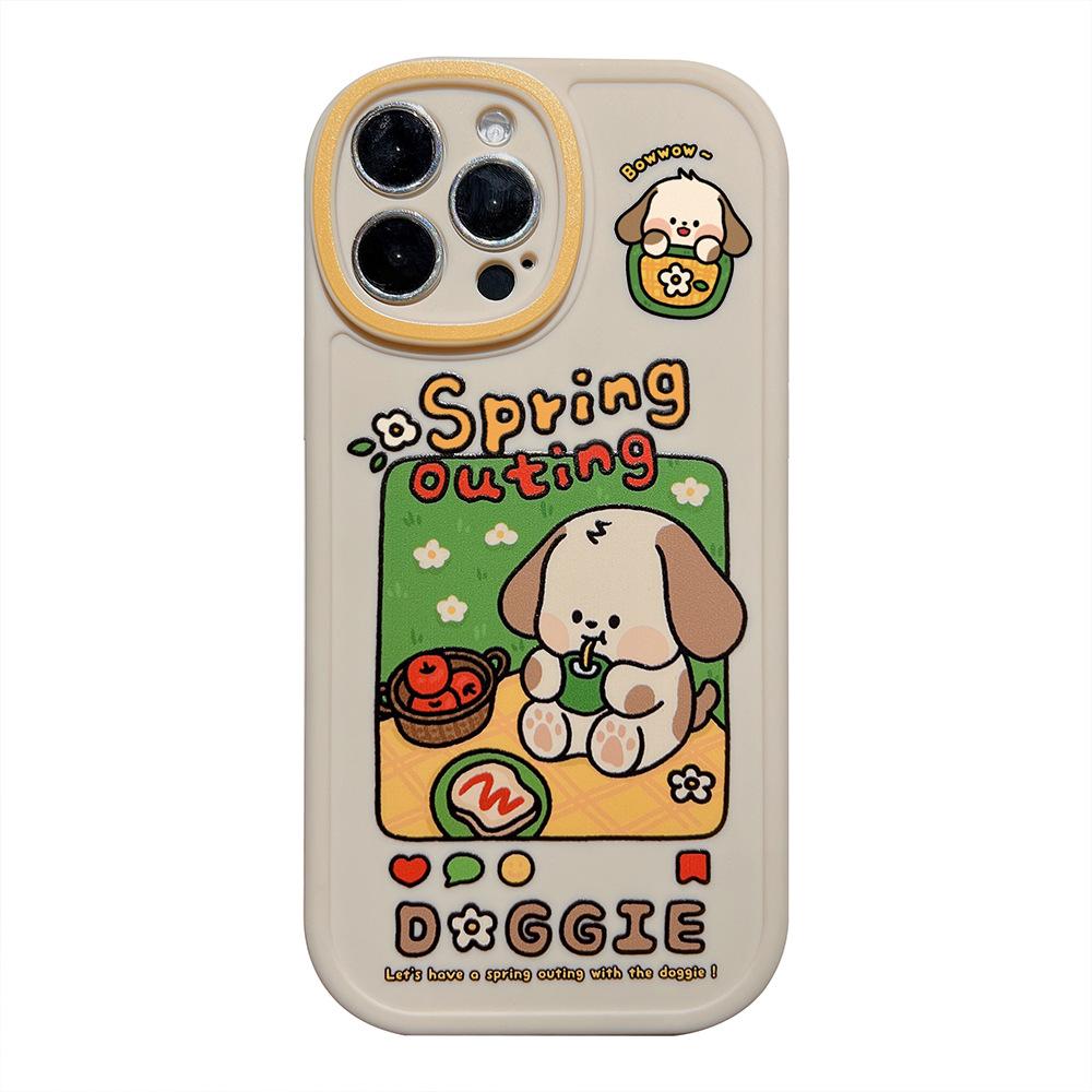 IPhone 16 Case, Apple 17 Pro Max Silicone Protective Case, Compatible with IPhone XR, Original Cartoon Design, 13 Pro