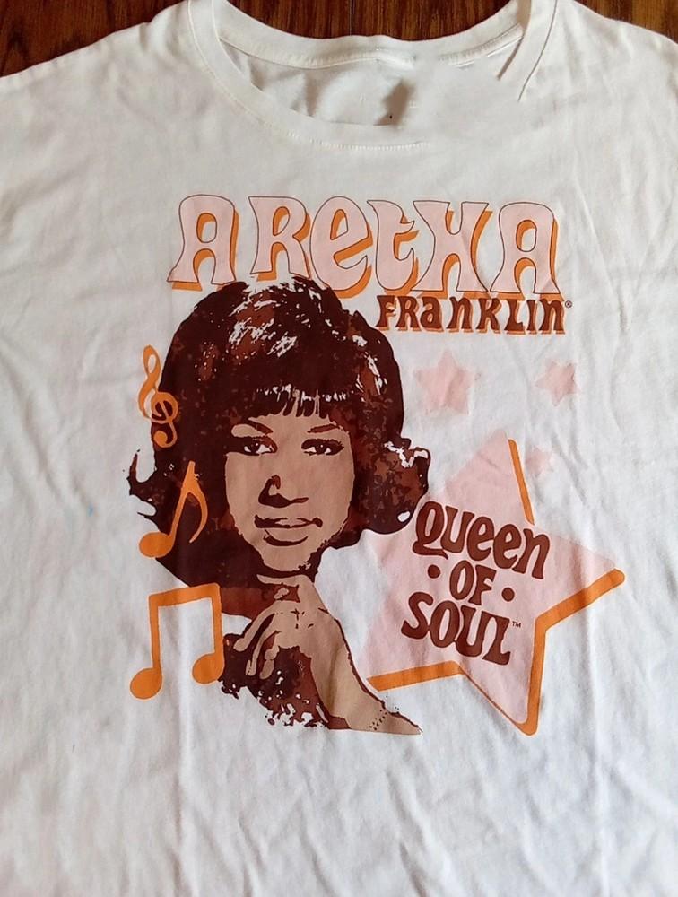 

Rare Queen Of Soul Music Aretha Franklin Singer White Shirt S to 5XL PN319 Unisex T-Shirt XXXXL