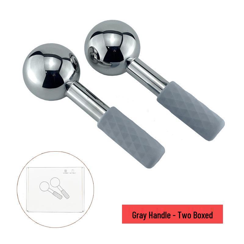 Stainless Steel Facial Ice Wave Massage Ball for Eye and Beauty Care