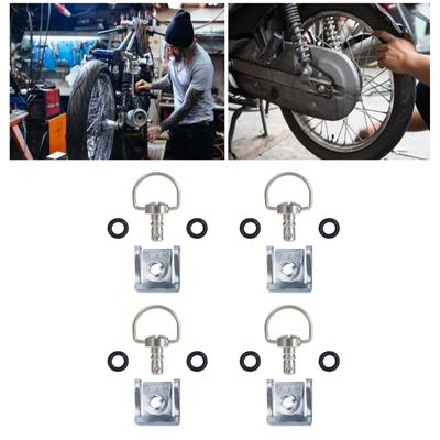 Motorcycle Quick Release Race Fasteners 1/4 Turn 14mm 19mm D-Ring Race Fairing Fastener Bolts Screws
