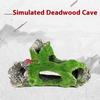 Resin Fish Shrimp Breeding Hiding Cave Ornaments Simulation Moss Tree Roots Dry Wood Fish Tank Aquarium Decoration Accessories