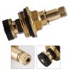 1pc G1/2 Hot Cold Water Valve Core Copper Body Slow Opening Valve Core 20 Tooth Bathroom Cartridge Valves Bathroom Accessories