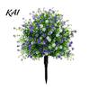 Decorative Faux Camellia Plant Artificial Potted Tree with Ground Stakes, UV Resistant Outdoor Topiary All Season Plants Fake Plants, Lifelike Shrubs