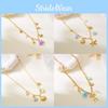 Summer Jewelry Multilayer Stainless Steel Sea Turtle Shell Pendant Necklace For Women