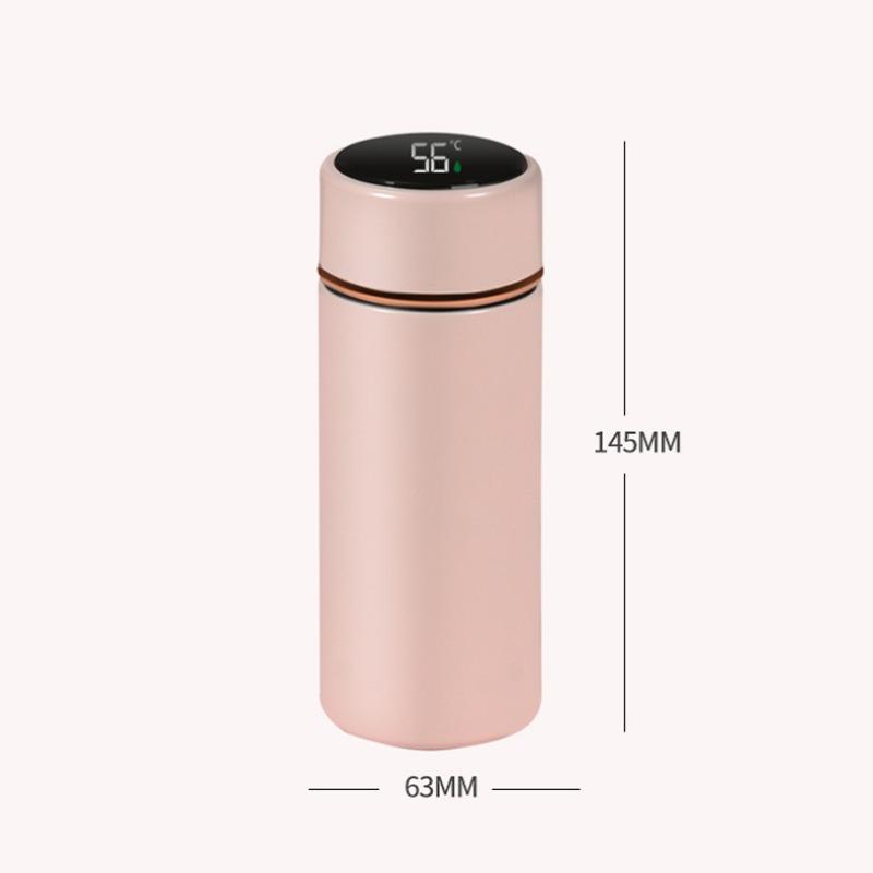 280ML Smart Thermos Water Bottle Intelligent Temperature Display Stainless Steel Vacuum Flasks Thermoses with Filter Tee Cup