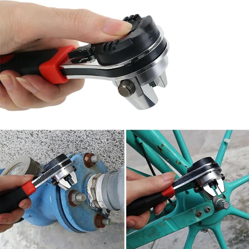 

21cm Adjustable Ratchet Wrench Featuring Chromium Steel Construction and 6mm to 22mm Jaw Range for Multiple Applications China Mainland