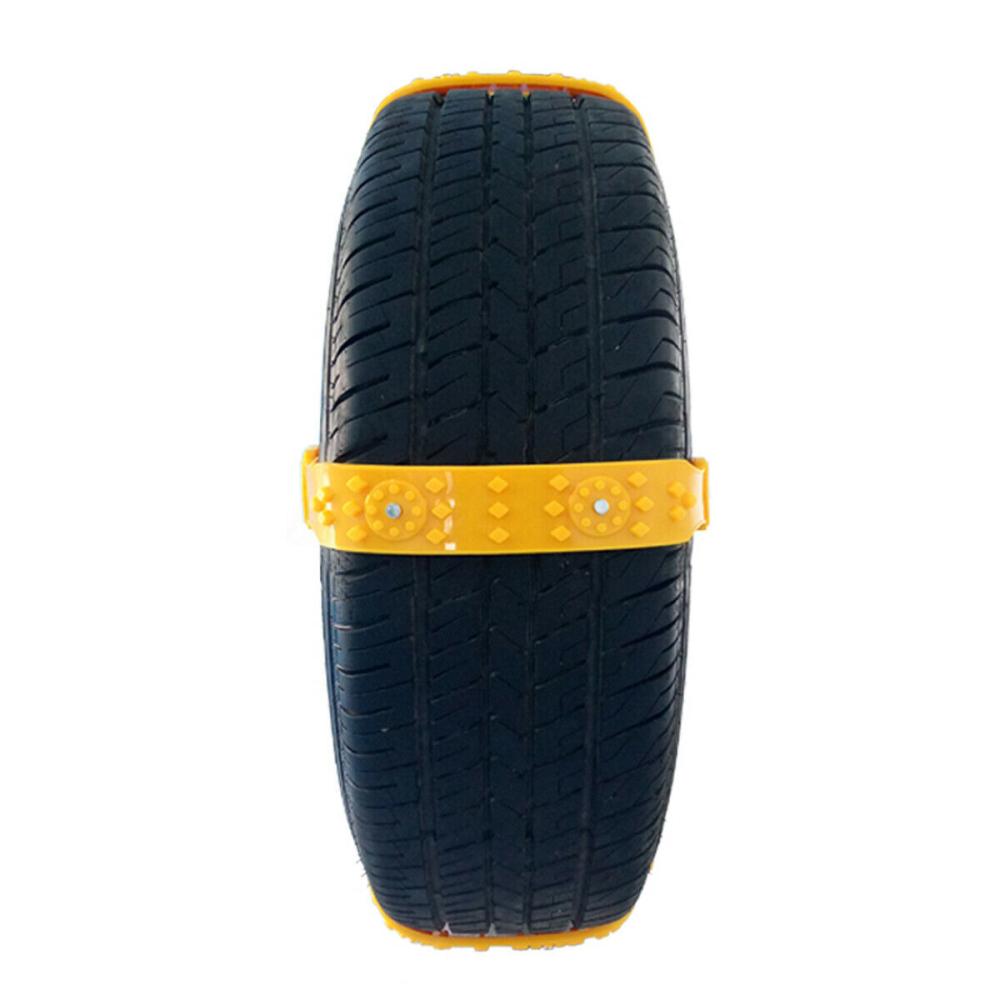 Anti Skid Chains Endures Abrasion Multifunctional Tpu Car Supplies Tire Wheels Chains Durable Bears Low Temperature Snow Chains
