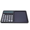 Multifunctional Talking Calculator Rechargeable 12 Digits Large Display Calculator with Notepad Big Sensitive Keys for School Business Work