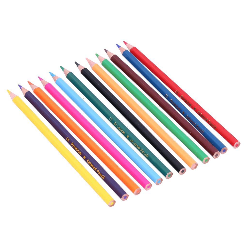 12Pcs Colored Pencil Multicolor Children s Painting Tools Artist Sketching Doodling Craft