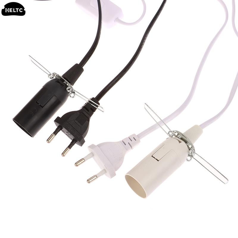 1PCS Salt Lamp Pendant LED Bulb Hang Lamp Suspension Holder EU Plug 1.8m Power Cord Cable E14 Socket Lamp Base With Switch Wire