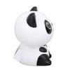 Solar Powered Nodding Panda Figurine ABS Light Sensing Cute Smiling Panda Car Dashboard Ornament for