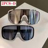 1 2 Pieces Unisex Fashionable Glasses Windproof Decorative Eyewear Trendy Accessories
