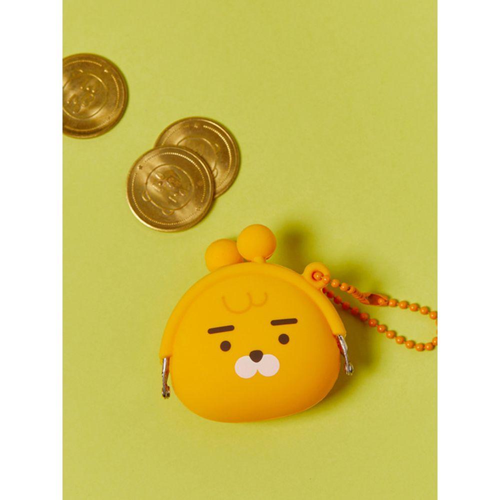 Kakao Friends Silicone Mini Pouch Keyring_Little Ryan