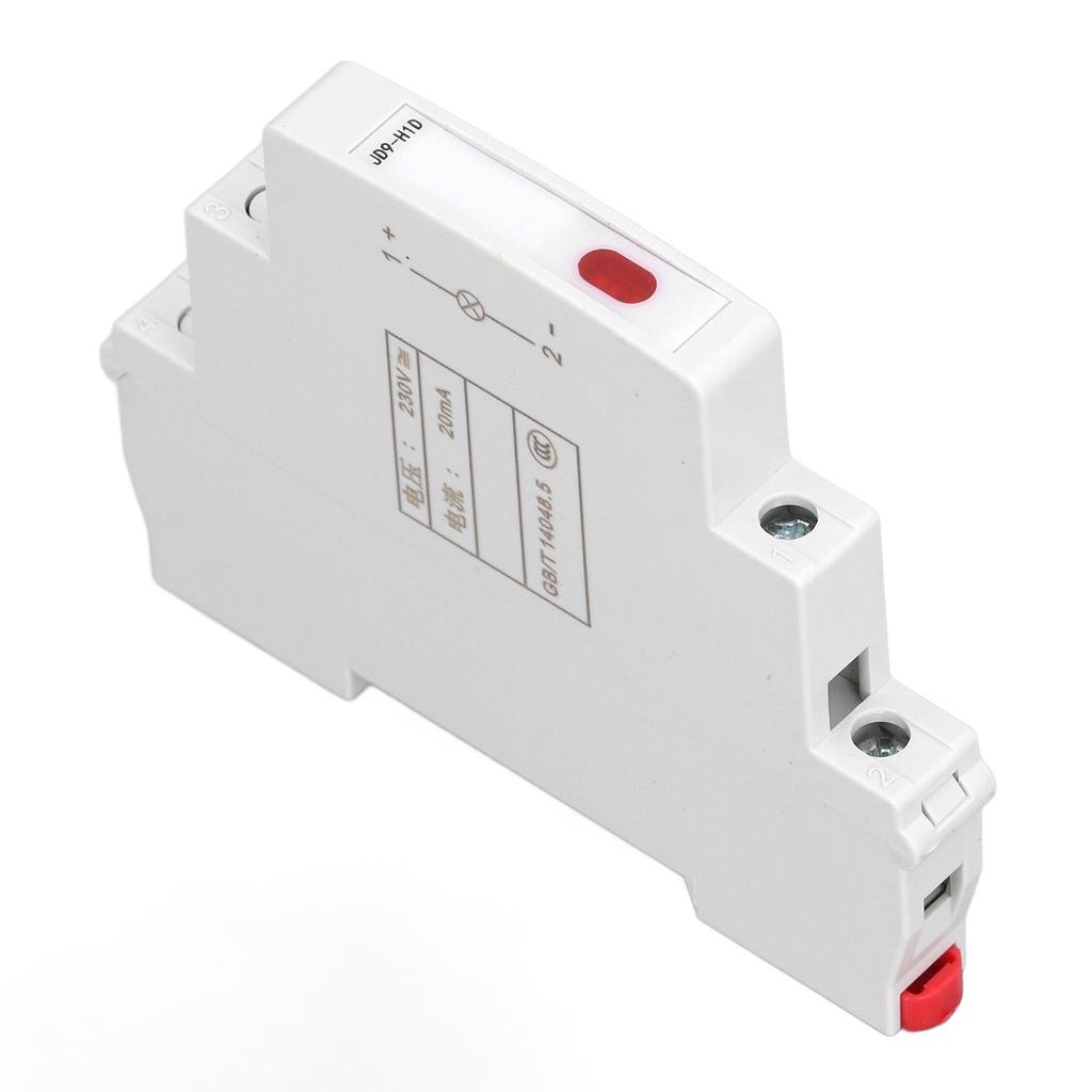 Din Rail Indicator Light LED AC DC 230V Modular Mount JD9‑H1D for Telecommunications Electrical Lines