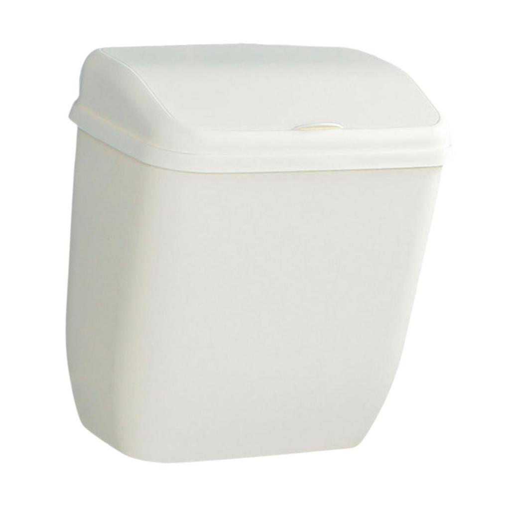 Hängender Mülleimer Wandmontierter Abfalleimer Kleiner Plastikmülleimer für Küche Badezimmer Unter Schrank Aufbewahrung