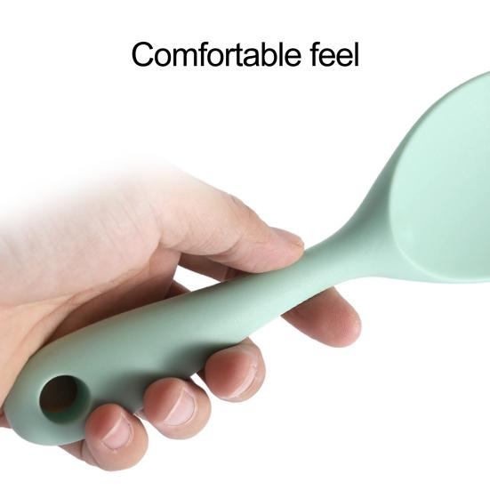 Lžíce na rýži Pohodlné uchopení Ergonomická tepelná odolnost Potravinová naběračka na rýži Silikagel Nepřilnavá dlouhá rukojeť
