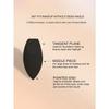 1pc Black Teardrop Makeup Sponge Makeup Application,Reusable, For Foundation, Contouring, Highlighting, Makeup Tool