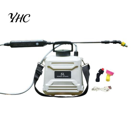 Wiederaufladbarer Elektrischer Sprüher 1,3 Gallonen/2,1 Gallonen Eingebaute 18650mAh Batterie Garten Feiner Nebel mit Teleskop-Sprühstab für Pflanzenbewässerung