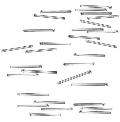 TICFROG Set of 30 Watch Strap Adjustment 18mm Diameter Stainless Steel Watch Band Link Cotter 18mm Watch Strap Bar Split Pins for Watch Band Repair