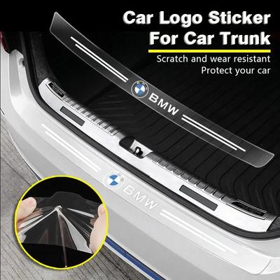 X4 X5 X6 For BMW Fashion Car Transparent Trunk Rear Guard Plate Sticker For BMW M E36 E46 E90 E60 F10 F30 E39 F20 E87 E92 G30 X5