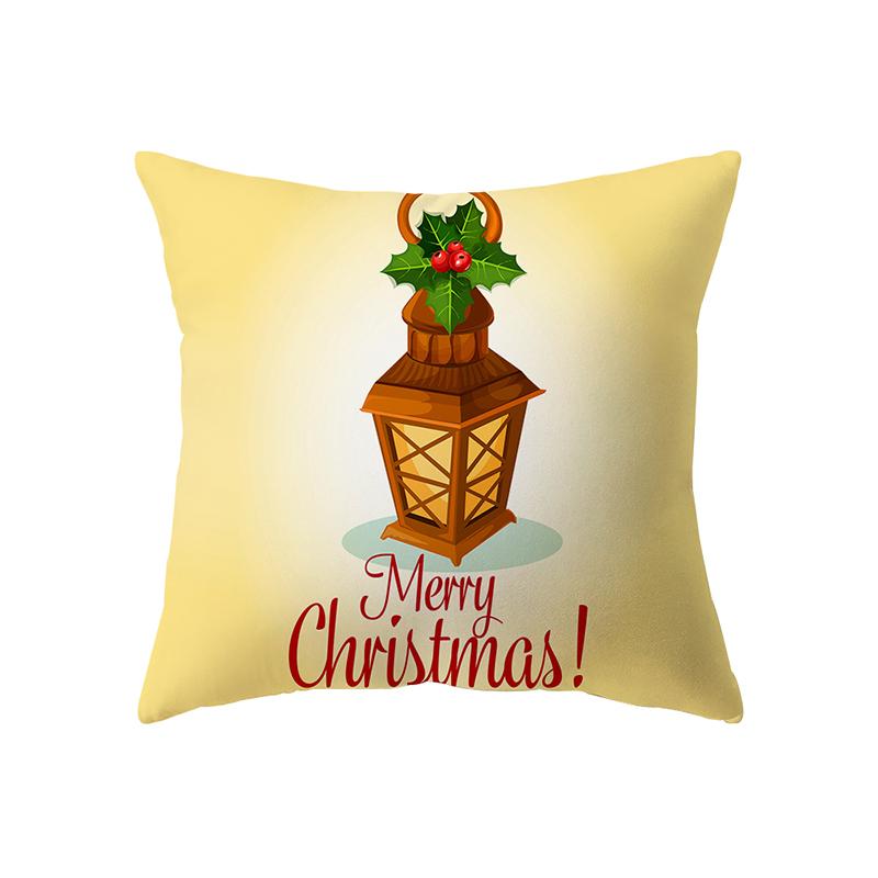 Vánoční téma Vánoční dekorace Vzor tisku Potah na polštář Domů Obývací pokoj Dekorace na pohovku Potah na polštář