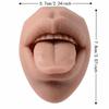 Leichtes Lippen- und Zungenmodell Silikon-Lippenpiercing-Displayständer Mädchen Frauen
