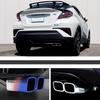 Toyota Noah/Voxy/Esquire 80 Series CHR Dual Outlet Stainless Steel Exhaust Tailpipe