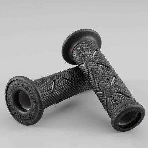 Daytona PROGRIP Motorcycle Grip for Handlebar Diameter 22.2 122mm Anti-vibration Gel End Penetration 717 Type Gray 98041