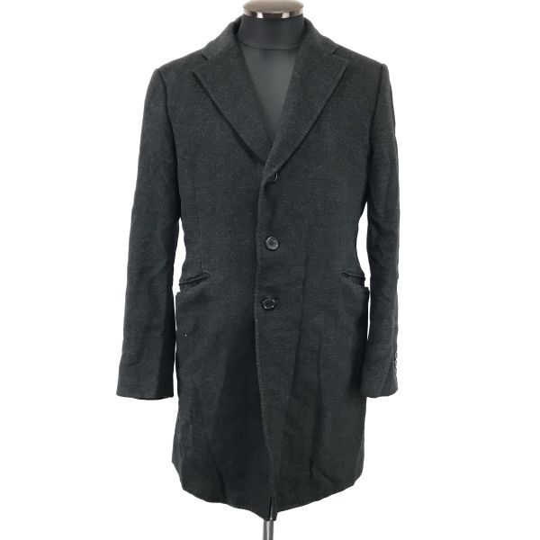 

PERSON’S FOR MEN Chester Coat [Men’s M/Black] Wool Cashmere Coat Jacket