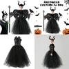 Childrens Maleficent Cosplay Costumes Halloween Stage And Themed Party Up Dress