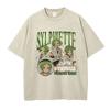 Anime MMushoku Tensei Magliette Oversize Vintage Lavate Unisexga Greyrat Eris Maglietta Roxy Maglietta Sylphiette Top T-shirt Cotone