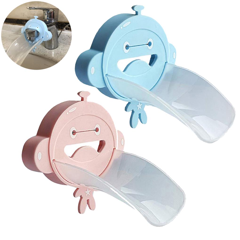 2 Pieces Faucet Extender Spout Components Household Bathroom Kids Hand Washing Tap Extenders Sink Accessory Devices