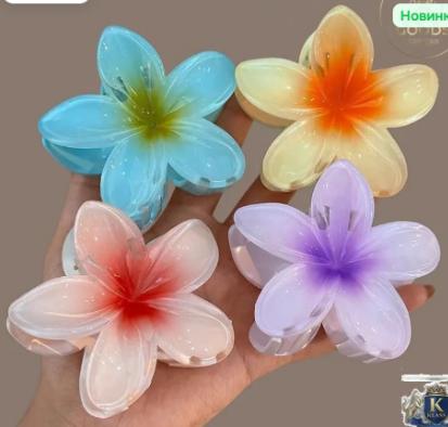 Flower 8cm - Assorted Colors: Red, Yellow, Blue, Purple One Size