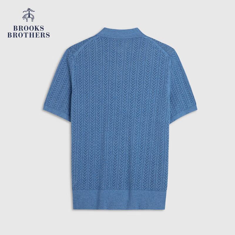 Элегантная женская рубашка-поло в елочку Brooks Brothers S