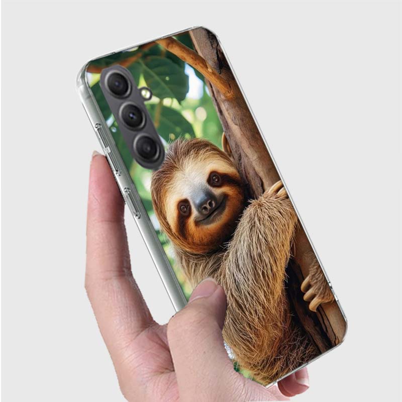 

Cute Sloth Phone Case for Samsung A16 A26 A36 A56 A17 A37 A57 A07 A06 A02S A03 A04S A05S Galaxy Note 20 10 A50S A71 A51 A31 A30 Samsung A57 5G