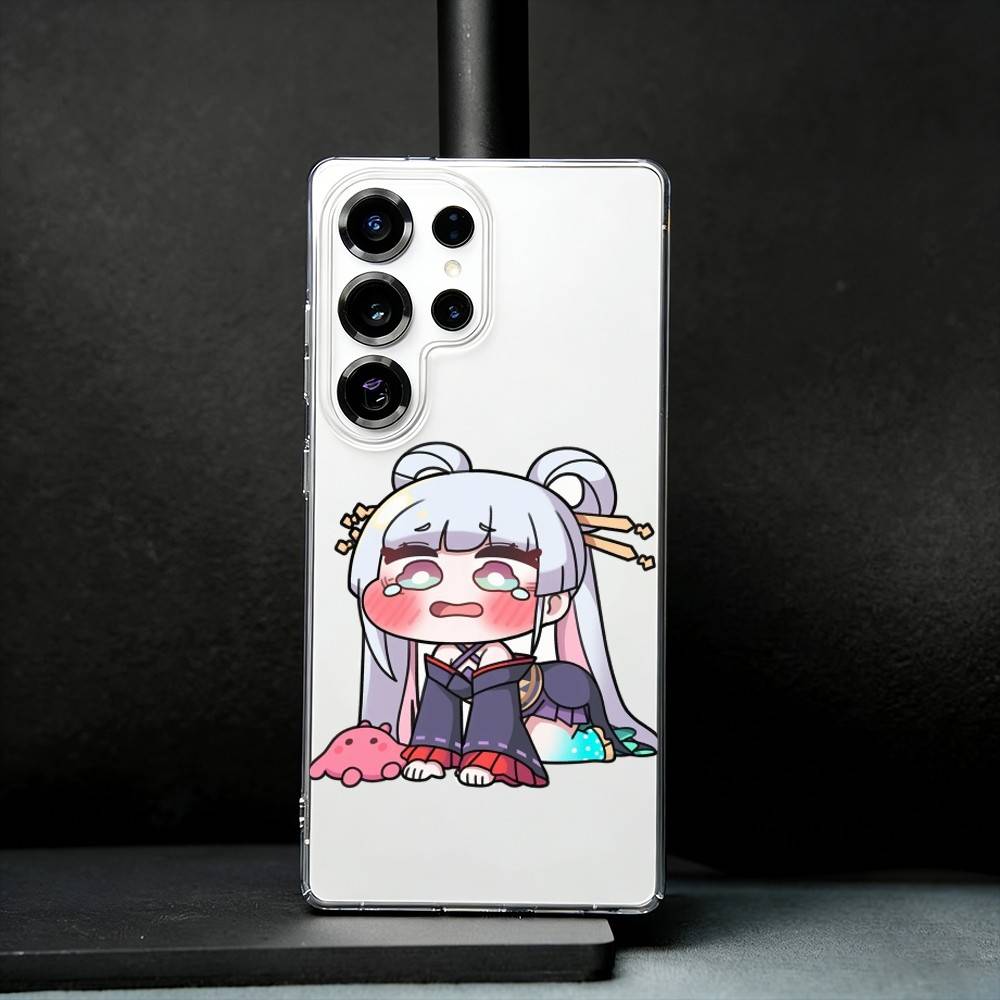 Game T-Trickcal Chibi Go Phone Case For Samsung S25,S24,S21,S22,S23,S30,Ultra,S20,Plus,Fe,Note,10,9,5G Transparent Cover