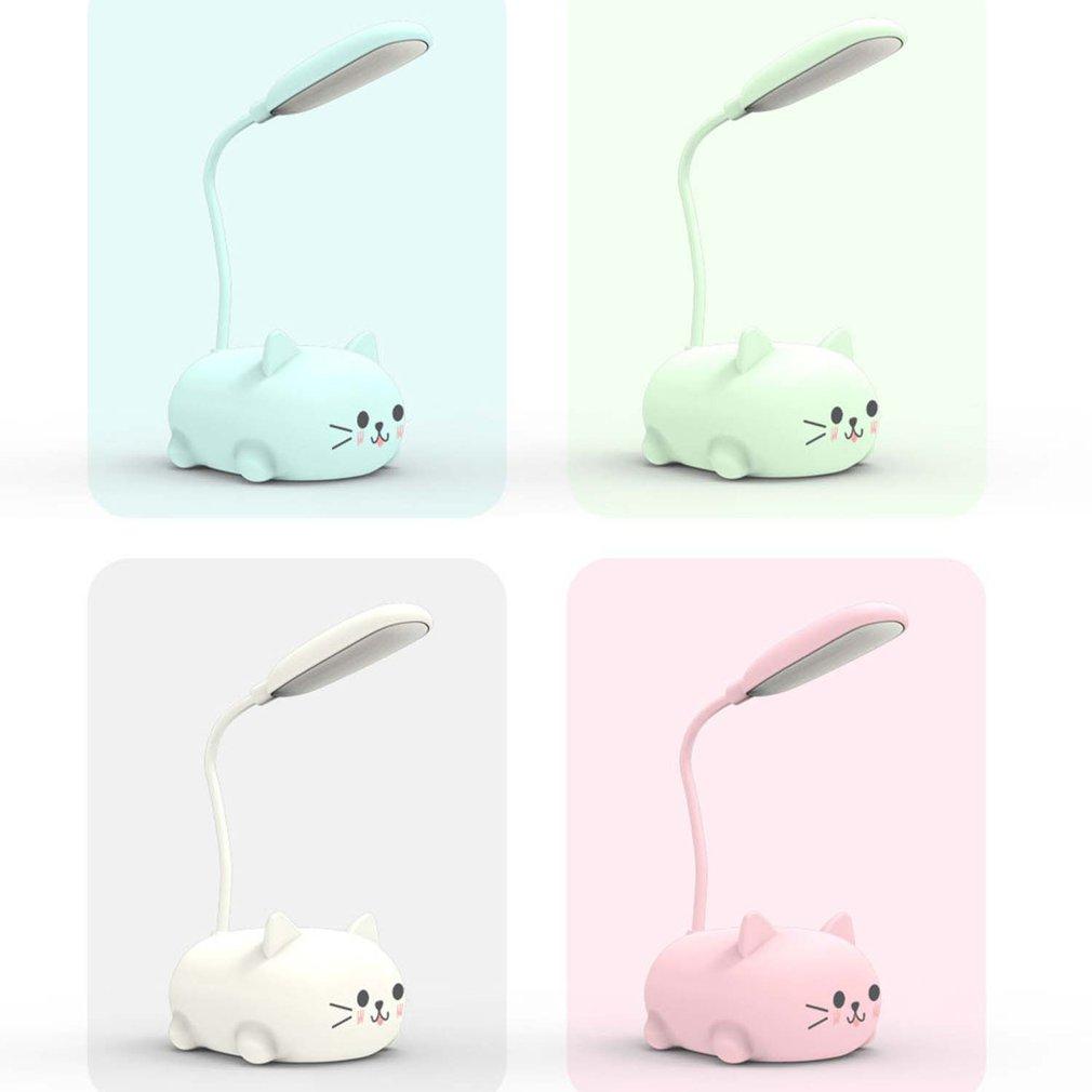 LED Table Lamp Cartoon Cute Pet Cat Night Light Usb Rechargeable Led Table Light Eye Protection