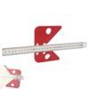 2-in-1 Center Marking Gauge 45° Angle Scriber, Round Object Locator Tool for Woodworking Engraving & Circle Positioning