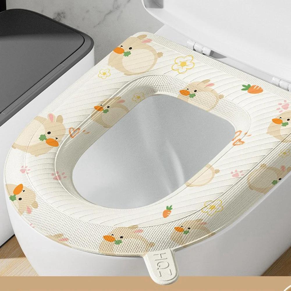 Toilet Seat Mat Device Washable Mat Cover Household Toilet Ring Four Seasons Universal Toilet Seat Cover Seat Cushion