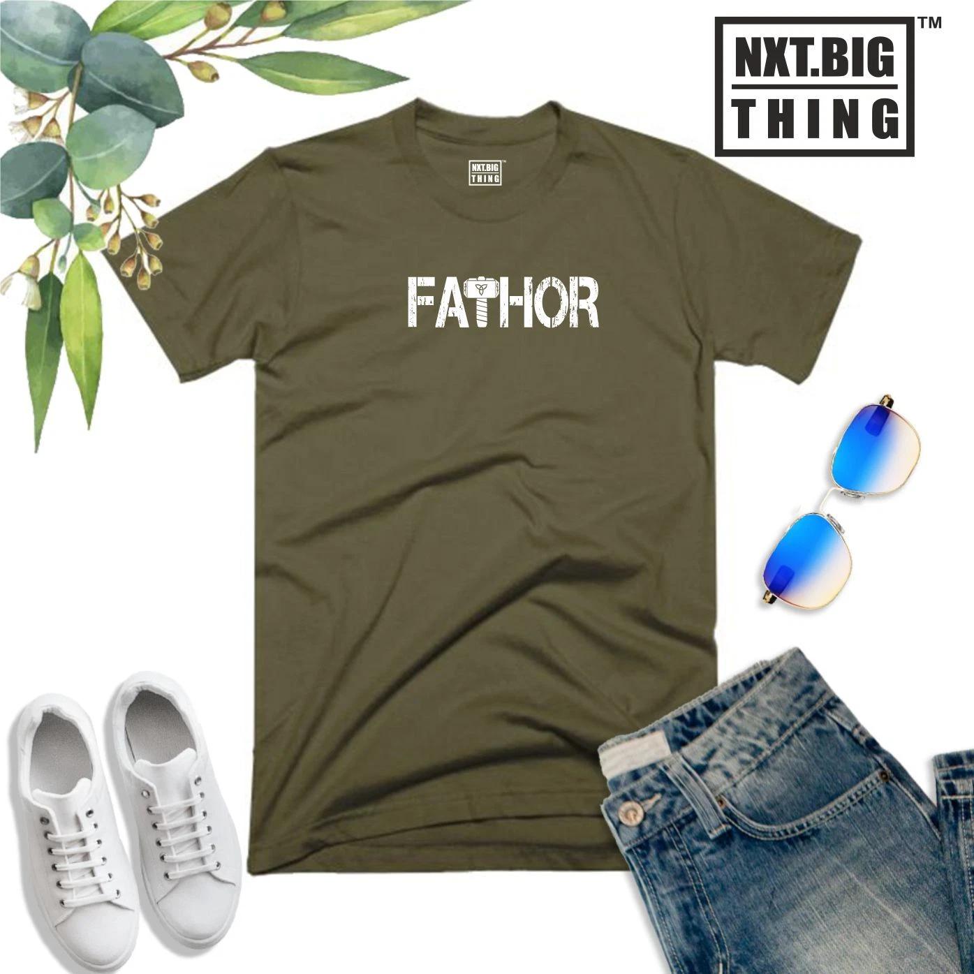 

Fathor T Shirt Dad Daddy Papa Old Man Novelty Joke Birthday Father Day Gift Top 4XL
