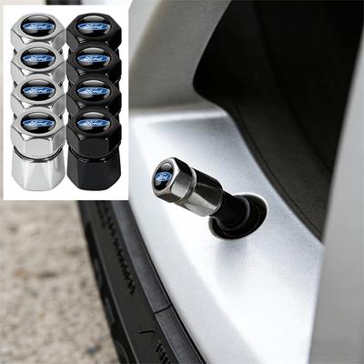 Car Styling Aluminum Alloy Wheel Cover Tire Valve Stem Dust Caps For ST Fusion SHELBY Fiesta Edge MUSTANG Escape Kuga Ghia