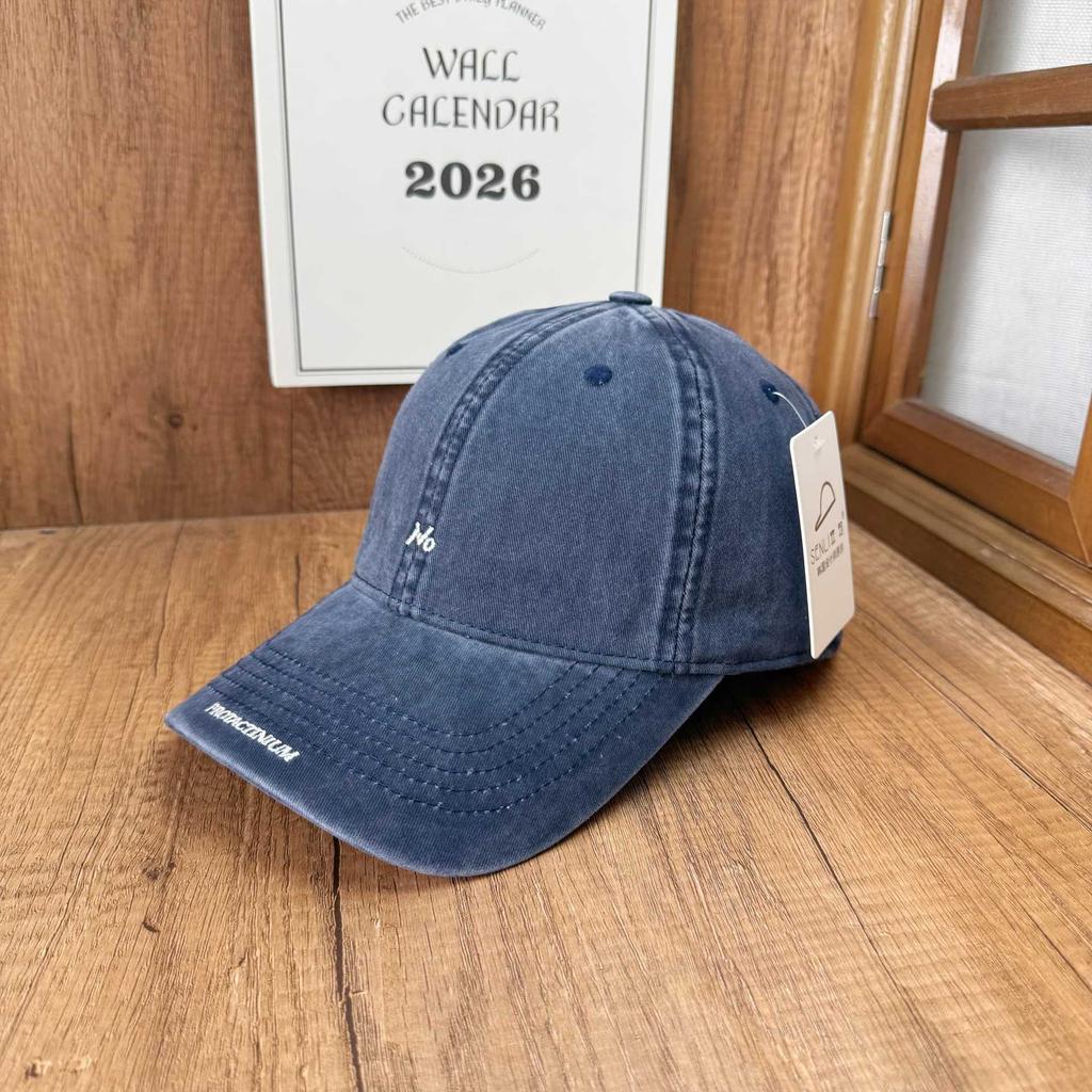 New street simple letter embroidered baseball cap for men and women, Senli spring casual sun protection curved brim cap