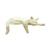 1PCS Black White Cat Statue - Geometric Modern Room Decor Figurine Sculpture For Home Office As Table Shelf Desk Decor Lying Cat