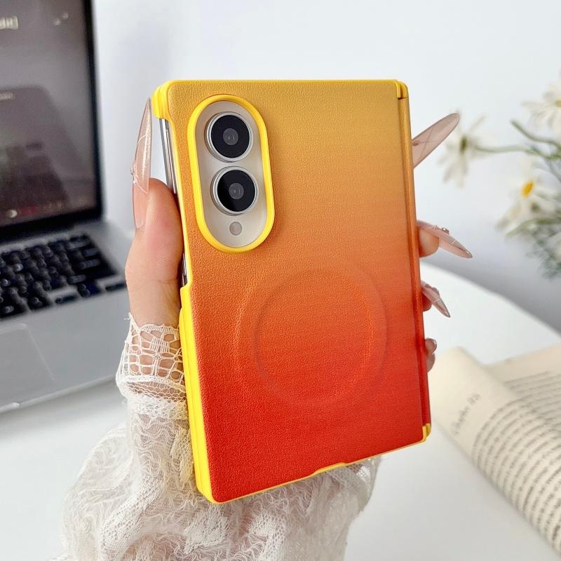 Moderne Kollisionsfarbe Magnetische Handyhülle Für Samsung Galaxy Z Fold 8 ZFold8 Z Fold8 Hüllen Für Magsafe Koreanisch Niedlich Funda